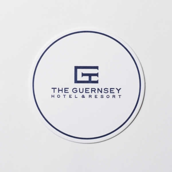 THE GUERNSEY HOTEL＆RESORT様 : 活版 コースター 1