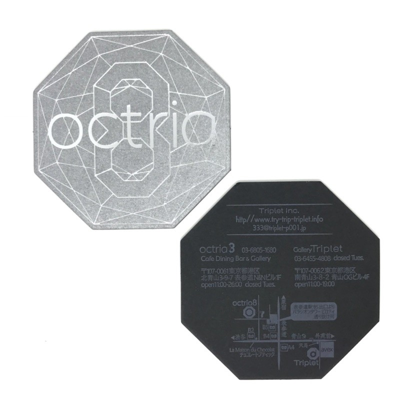 octria8様コースター : 活版 コースター 1