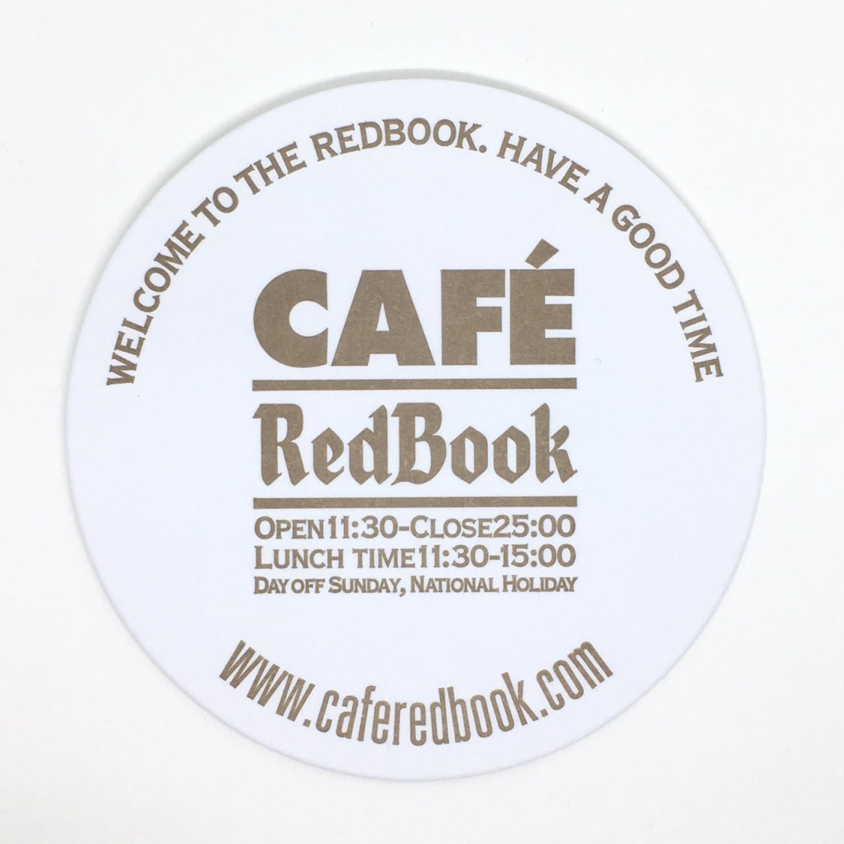 cafeREDBOOK様コースター