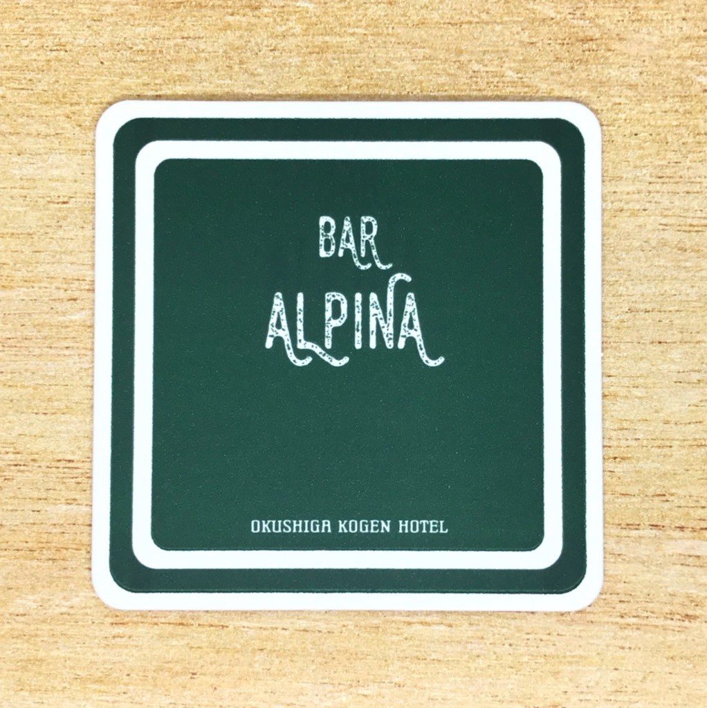 BAR ALPINA様コースター