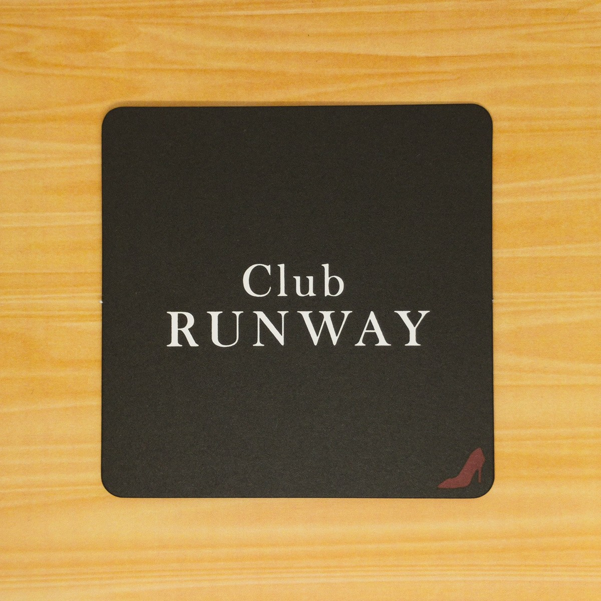 Club RUNWAY様コースター 1