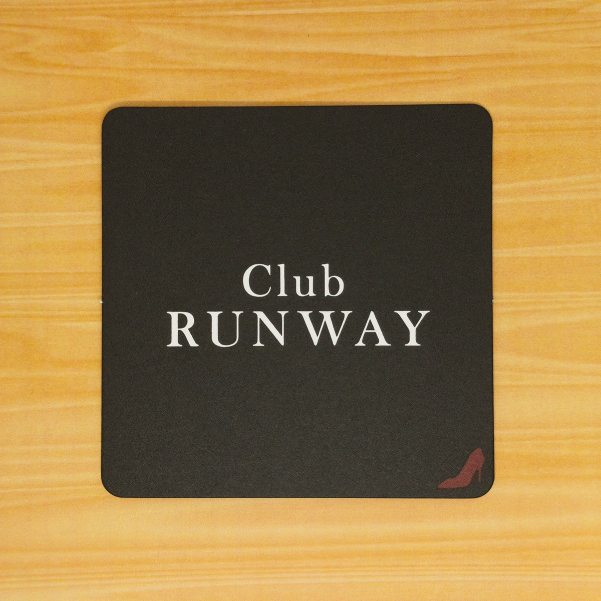 Club RUNWAY様コースター