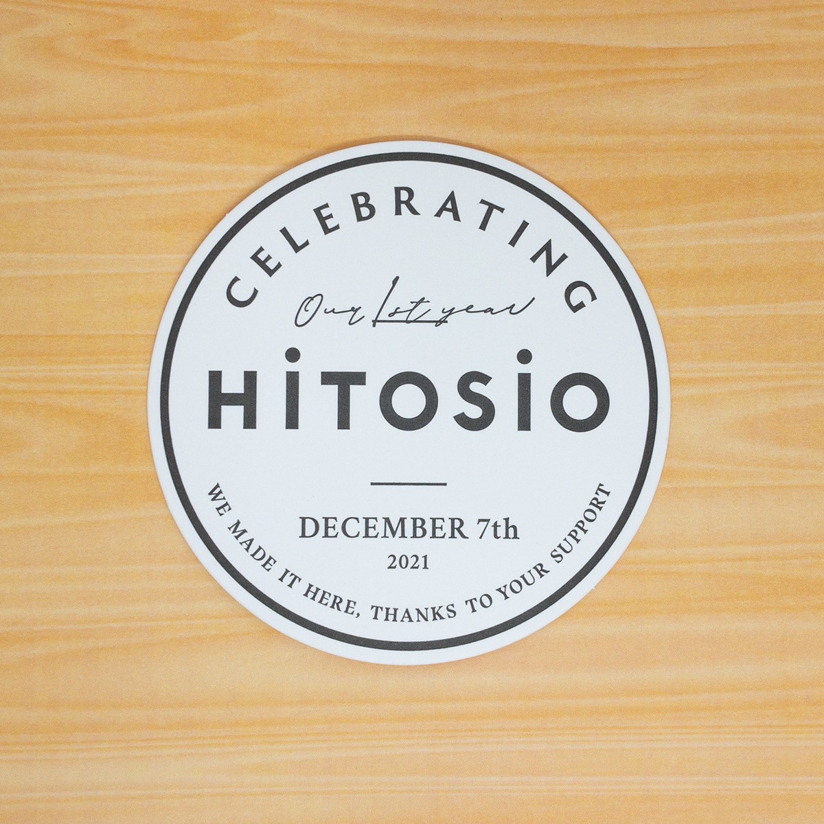 HiTOSiO様コースター