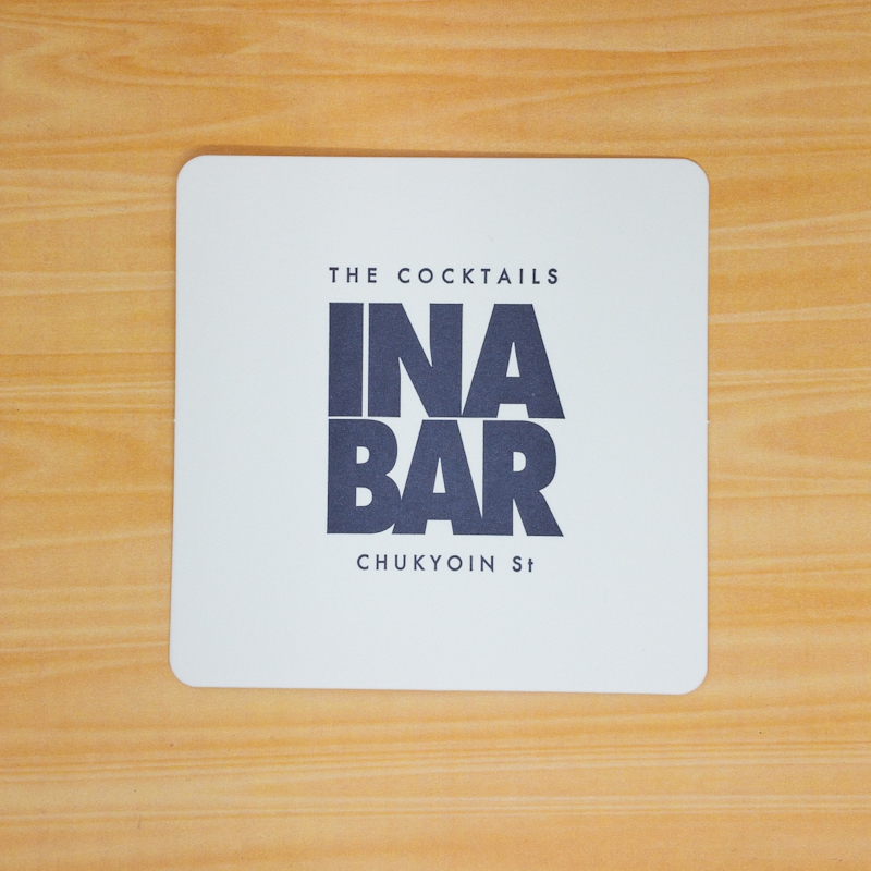 INABAR様コースター