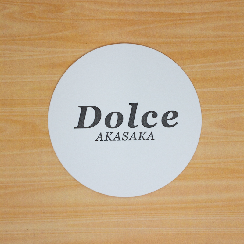 Dolce AKASAKA様コースター