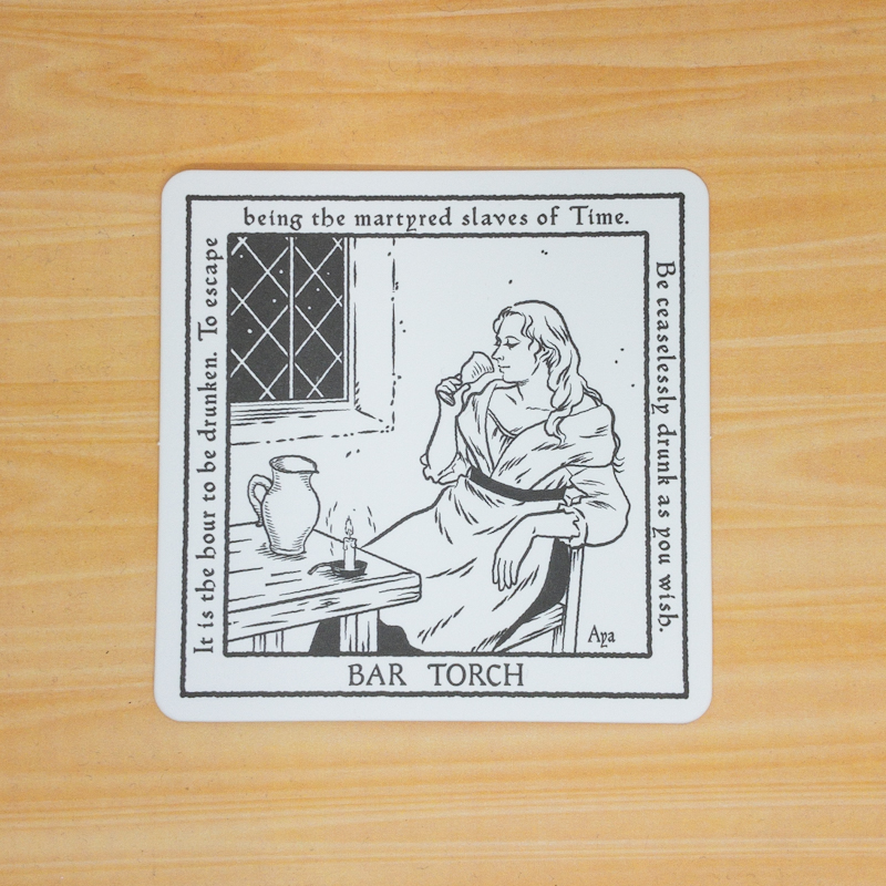 BAR TORCH様コースター