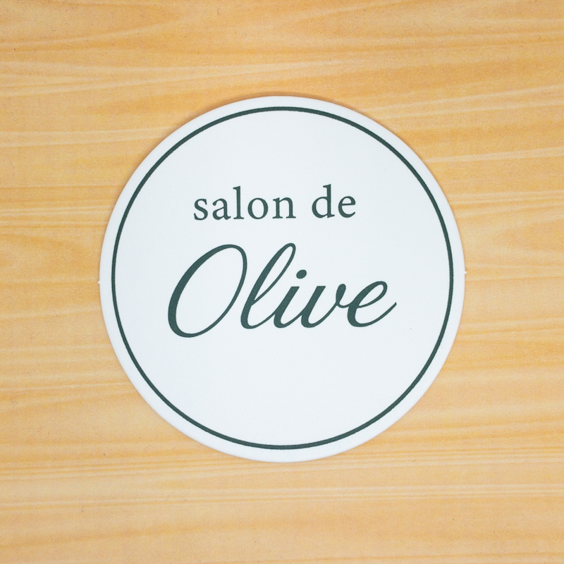 salon de Olive様コースター